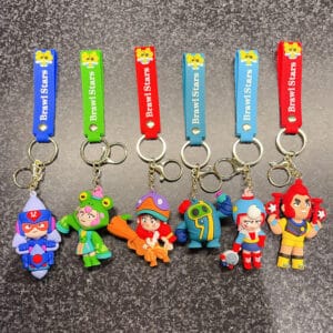 6pcs Brawl Stars Figures Keychain